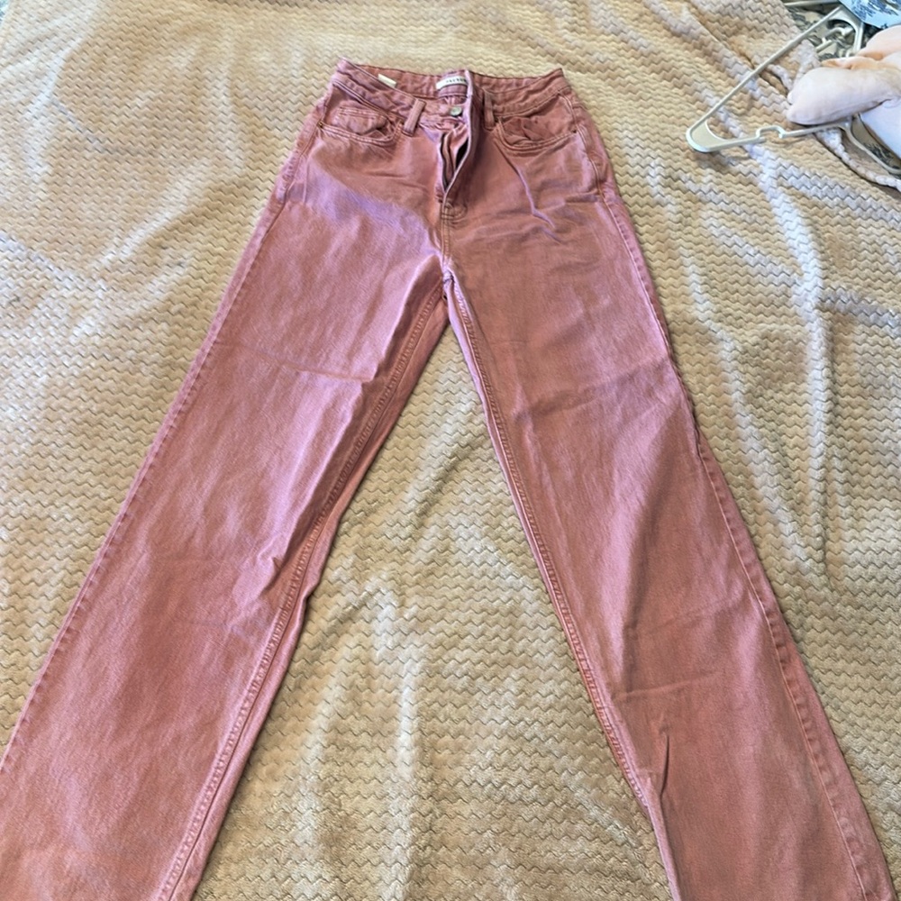 pink pacsun jeans, excellent condition size 26